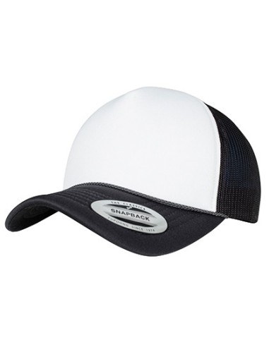 F-6005FC-Foam Trucker Cap Curved Visor